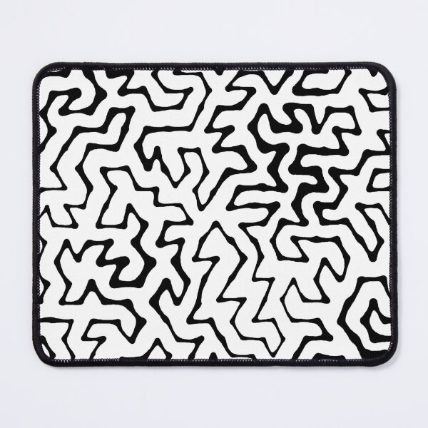 Item preview, black and white turing pattern designed and sold by Michelle Clay.