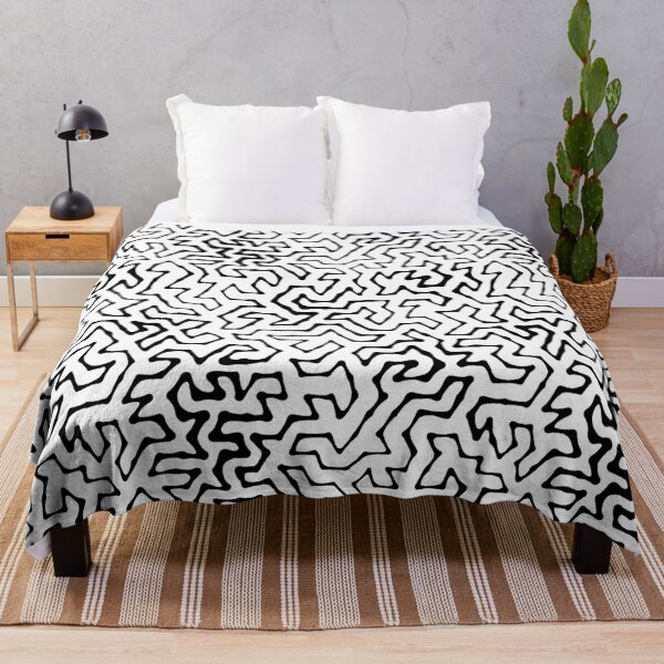 Item preview, black and white turing pattern designed and sold by Michelle Clay.