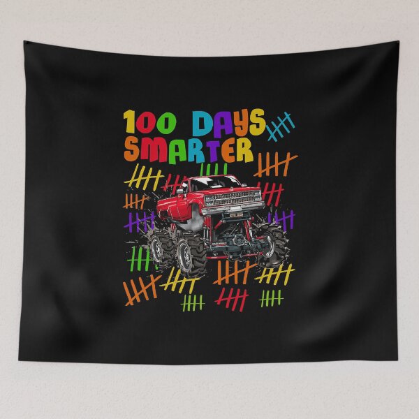 Item preview, 100 Days Smarter Monster Truck Boys Students designed and sold by abbottdominic.