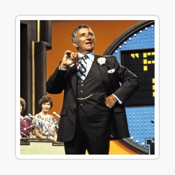 &ldquo;Richard Dawson 1980s color photo&rdquo; Sticker for Sale by gameshowfan2001