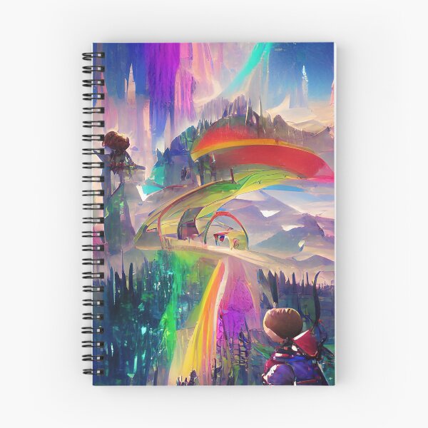 Item preview, The Journey to Rainbow Mountain designed and sold by Ethereal Lab AI.