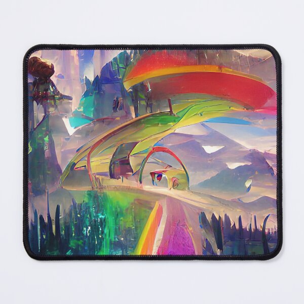 Item preview, The Journey to Rainbow Mountain designed and sold by Ethereal Lab AI.
