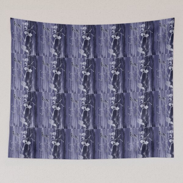 Item preview, Purple Blue Very Peri Abstract Watercolor Flower Garden XX designed and sold by Irina Sztukowski.