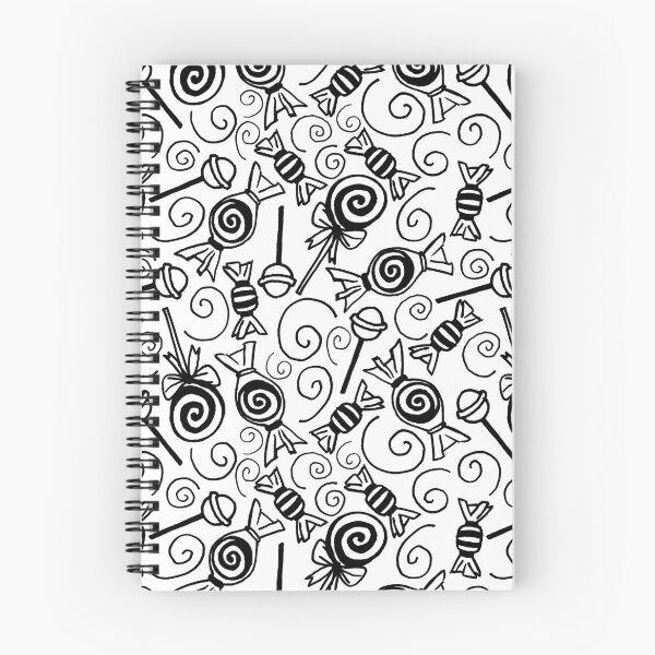 Item preview, Candy Doodles - Black and White designed and sold by PaintInTheNight.