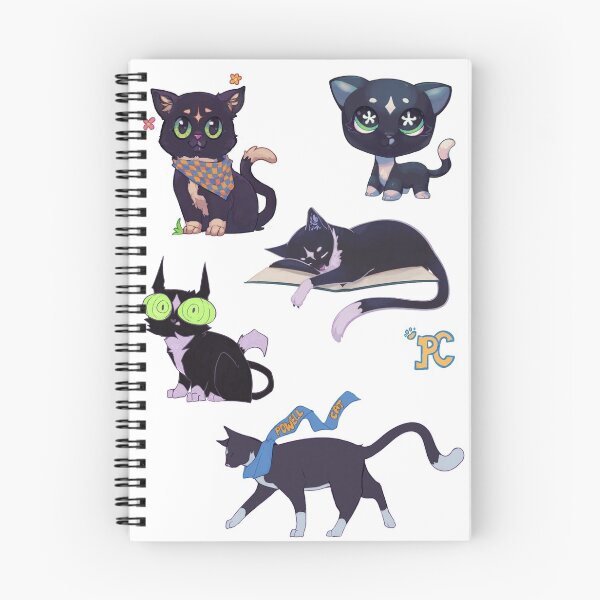 Item preview, Complete Powell cat sticker collection  designed and sold by WitchaBruin.