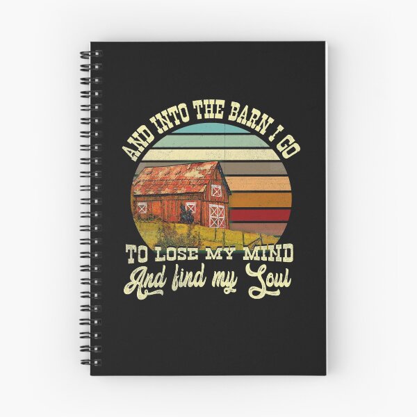 Item preview, And Into the Barn I Go to Lose My Mind and Find My Soul designed and sold by checkertonetees.
