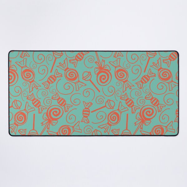 Item preview, Candy Doodles - Red on Blue designed and sold by PaintInTheNight.
