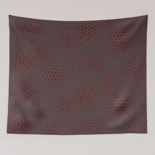 Item preview, regularity dots gray red designed and sold by Michelle Clay.