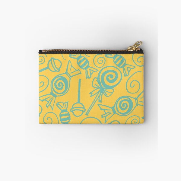 Item preview, Candy Doodles - Blue on Yellow designed and sold by PaintInTheNight.