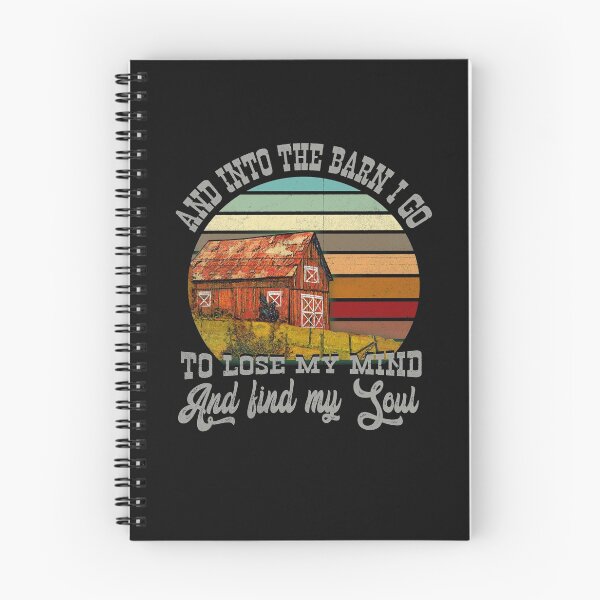 Item preview, And Into the Barn I Go to Lose My Mind and Find My Soul designed and sold by checkertonetees.