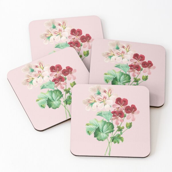Item preview, Elegant Vintage Flowers with Dusty Pink Background designed and sold by Jaydee001.