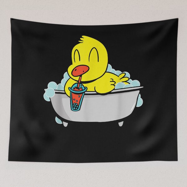 Item preview, Funny Yellow Duck Duckies Drinking Shake Ducklings designed and sold by TroyBuuck.