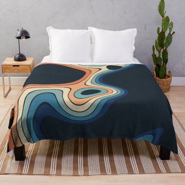 Item preview, 70s Vintage Style Retro Liquid Swirl designed and sold by ind3finite.