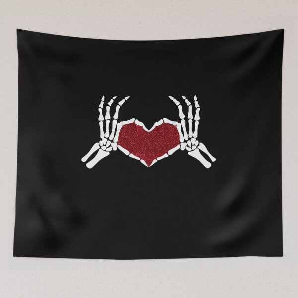 Item preview, Skeleton heart hands designed and sold by pnkpopcorn.