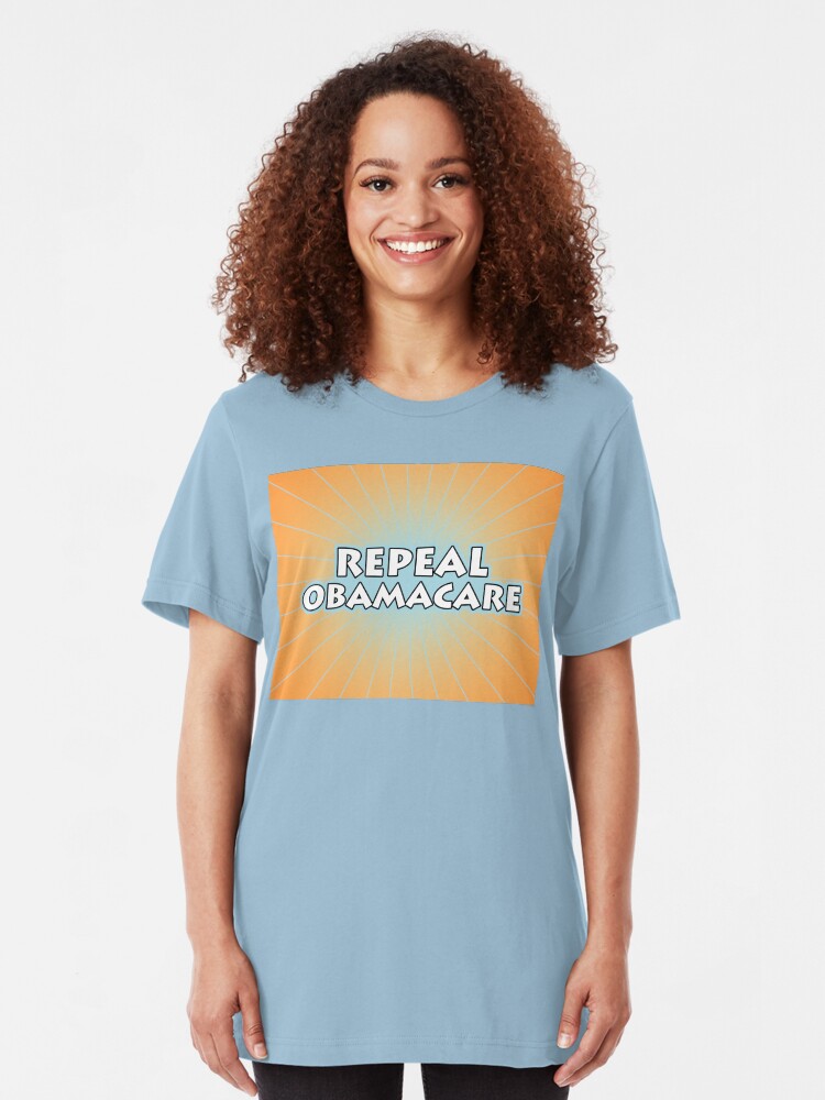 Alternate view of Repeal Obamacare Slim Fit T-Shirt