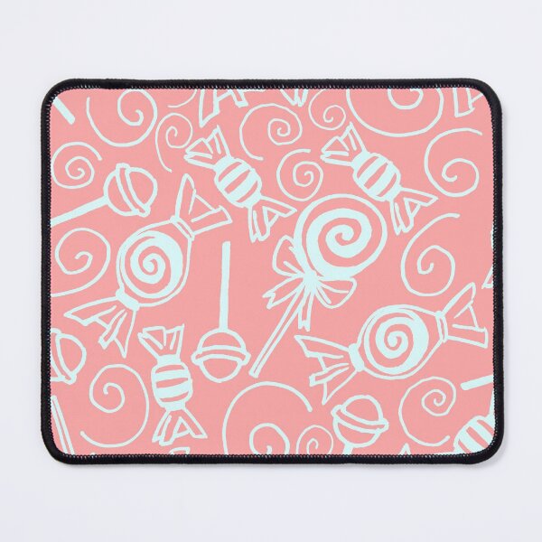 Item preview, Candy Doodles - Blue on Pink designed and sold by PaintInTheNight.