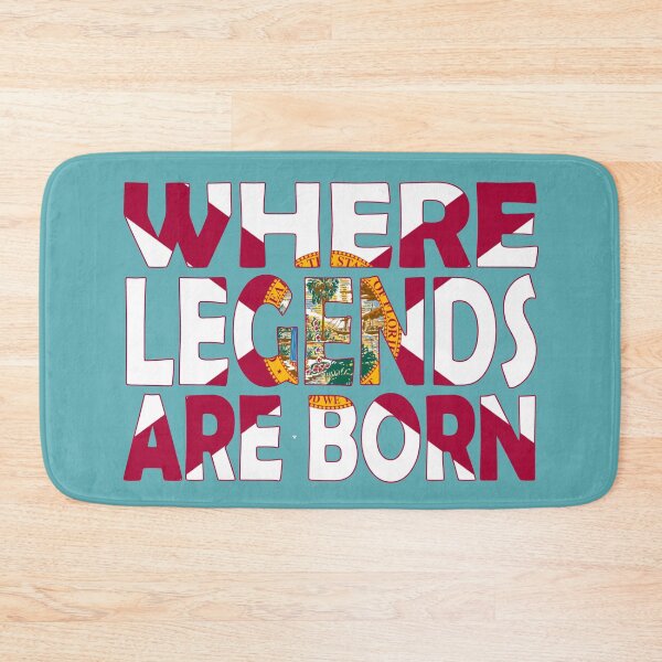 Item preview, Florida Flag Reading Where Legends Are Born designed and sold by Quotes-I-Wear.