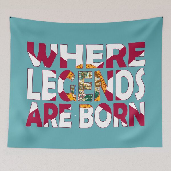 Item preview, Florida Flag Reading Where Legends Are Born designed and sold by Quotes-I-Wear.
