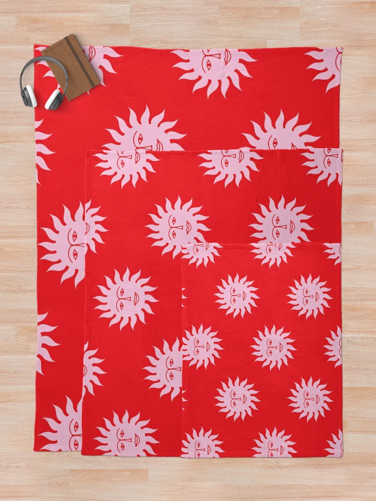 Thumbnail 5 of 6, Throw Blanket, Smiling Rays designed and sold by _InTheGreenhouse.