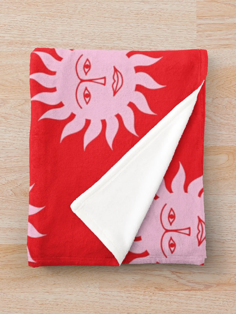 Thumbnail 3 of 6, Throw Blanket, Smiling Rays designed and sold by _InTheGreenhouse.