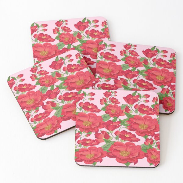 Item preview, Beautiful Silk Red Flowers designed and sold by CheeryDK.