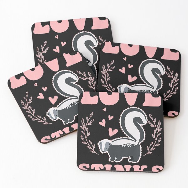 Item preview, Love Stinks Funny Skunk Lover Valentines Day Gift Idea Heart designed and sold by rooneyiatomeka.