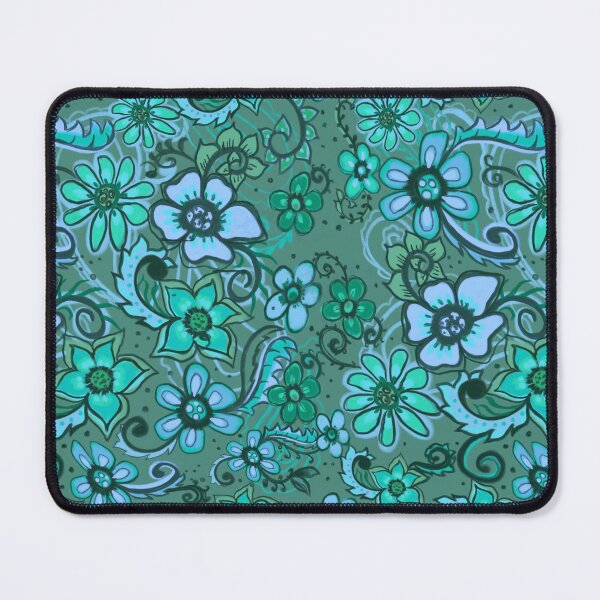 Item preview, Blue boho floral  designed and sold by SisterlyLove.