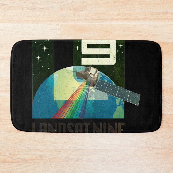 Item preview, LANDSAT 9 logo mission - vintage look Classic T-Shirt.png designed and sold by LisaSimms12.