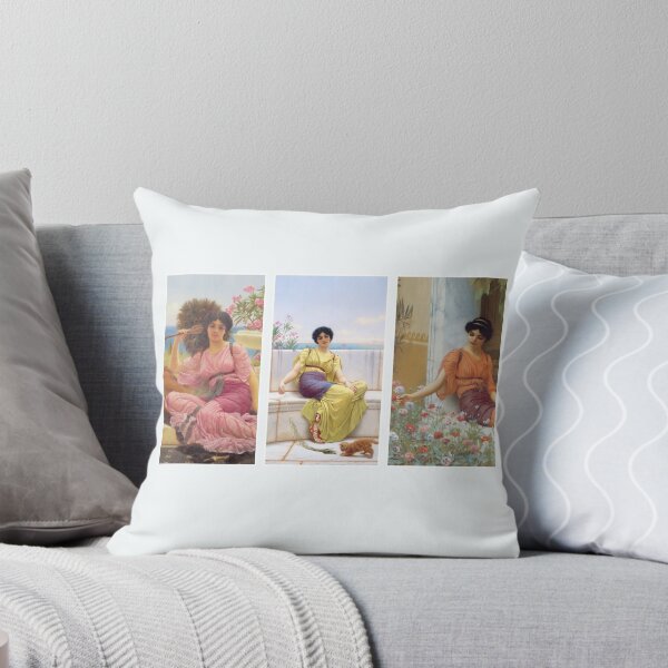 Item preview, John William Godward's works, Summer Flowers, 1903,Idleness, 1900,Flabellifera, 1905 designed and sold by TeeARTHY.