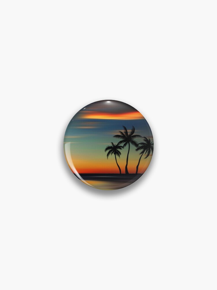 Thumbnail 1 of 3, Pin, Sun Set designed and sold by jayron88.