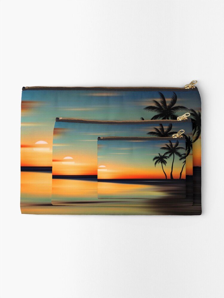 Thumbnail 2 of 4, Zipper Pouch, Sun Set designed and sold by jayron88.