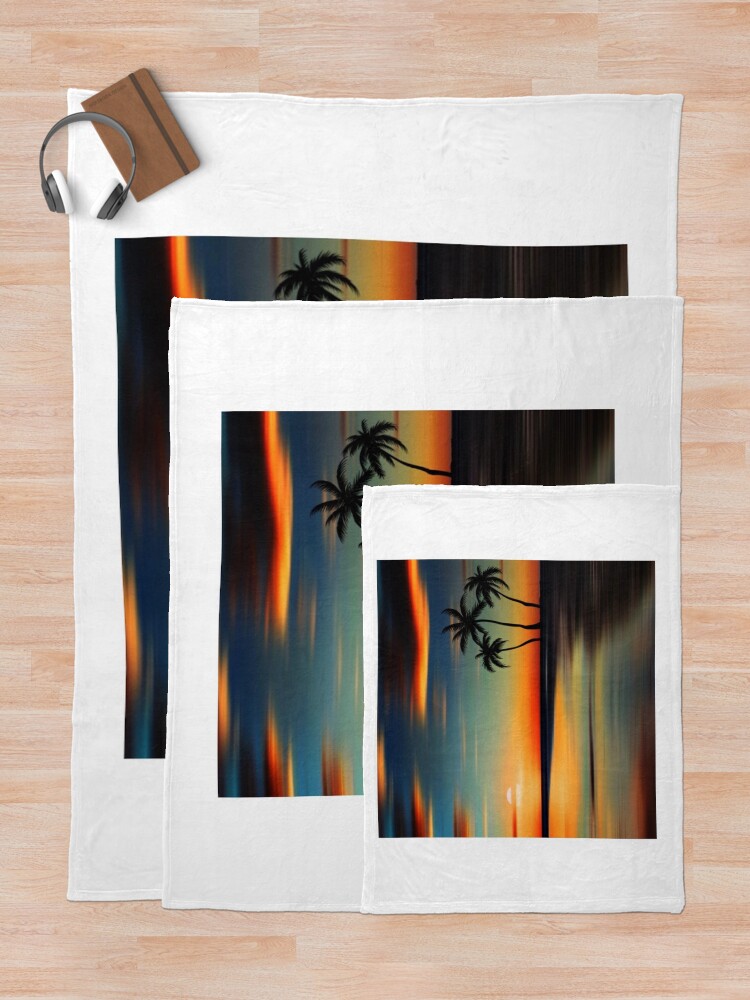 Thumbnail 5 of 6, Throw Blanket, Sun Set designed and sold by jayron88.
