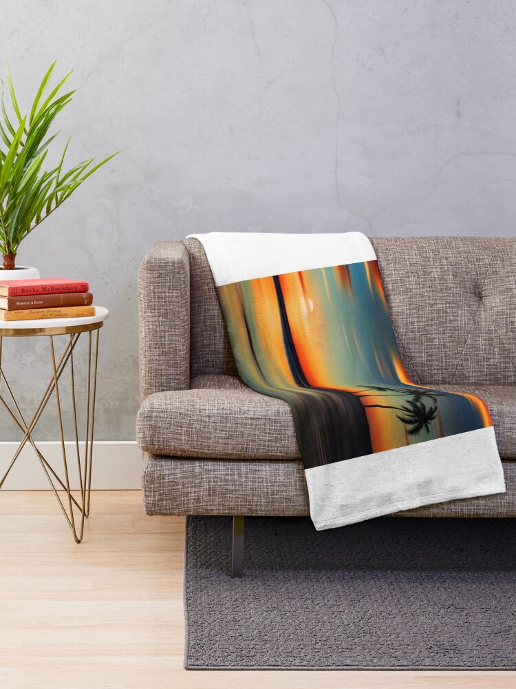 Thumbnail 2 of 6, Throw Blanket, Sun Set designed and sold by jayron88.