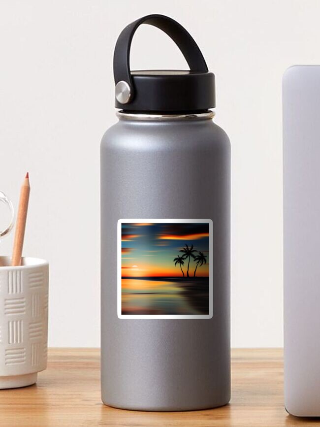 Thumbnail 1 of 3, Sticker, Sun Set designed and sold by jayron88.