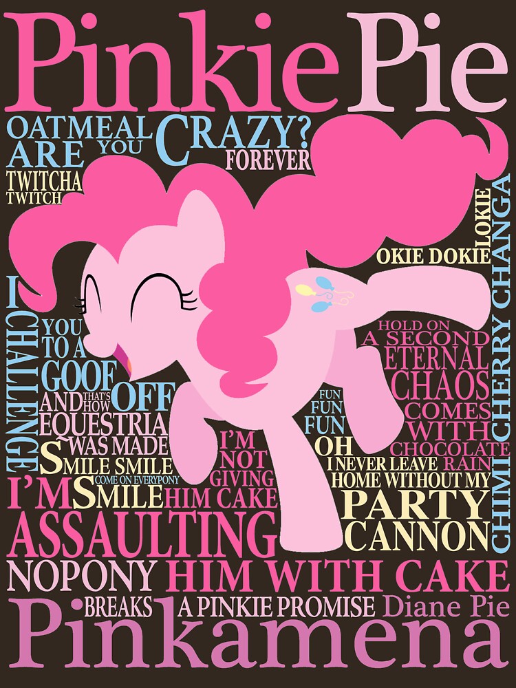 Discover The Many Words of Pinkie Pie T-Shirt