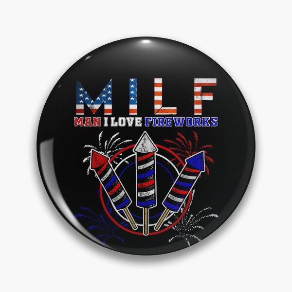 Artikelvorschau, Man I Love Fireworks MILF 4th of July Man I Love Fireworks Gear entworfen und verkauft von DynamicDesign.