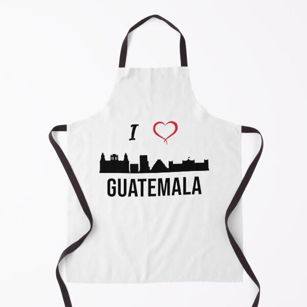 Item preview, I love Guatemala City Skyline Guatemala Central America  designed and sold by alltheprints.