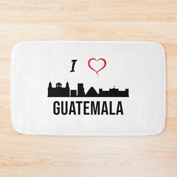 Item preview, I love Guatemala City Skyline Guatemala Central America designed and sold by alltheprints.
