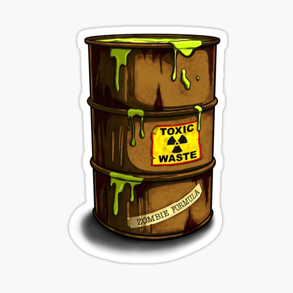 Toxic Waste - Zombie Formula Sticker