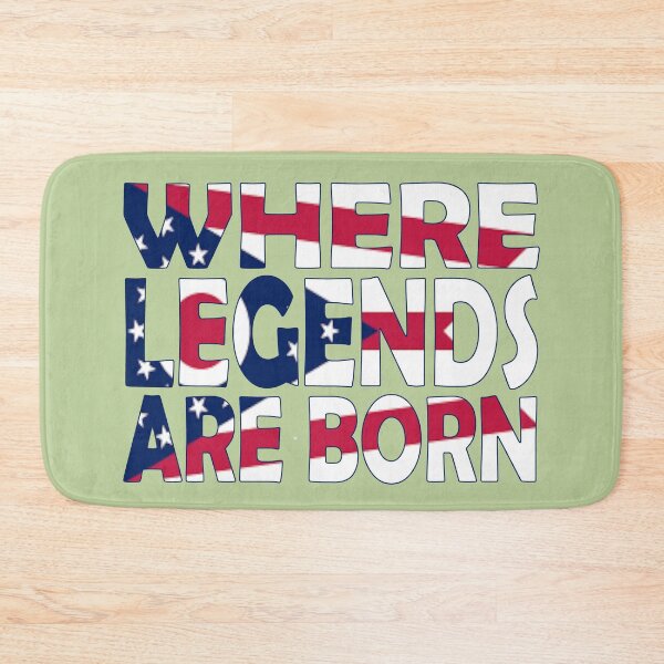 Item preview, Ohio Flag - Where Legends Are Born in Columbus designed and sold by Quotes-I-Wear.