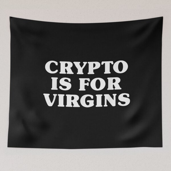 Item preview, Crypto Is For Virgins T-Shirt designed and sold by Acton-Maran.
