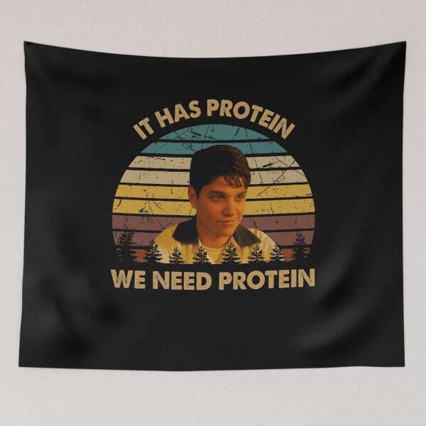 Item preview, It has protein we need protein art character poster designed and sold by GabCunha5210.