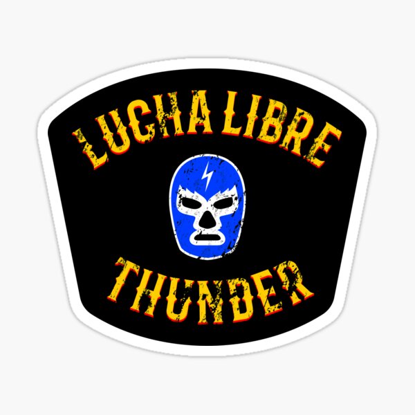 Vintage Lucha Libre Thunder Sticker