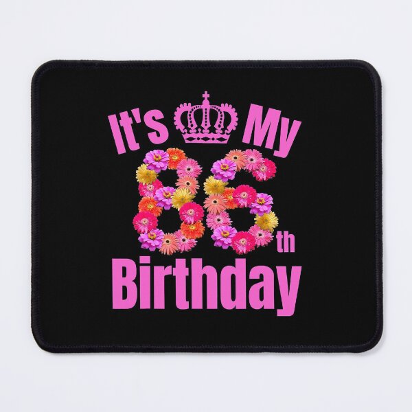 Item preview, 86 Year Old Birthday Women Flower Its My 86th Birthday designed and sold by SamirBeydoun.