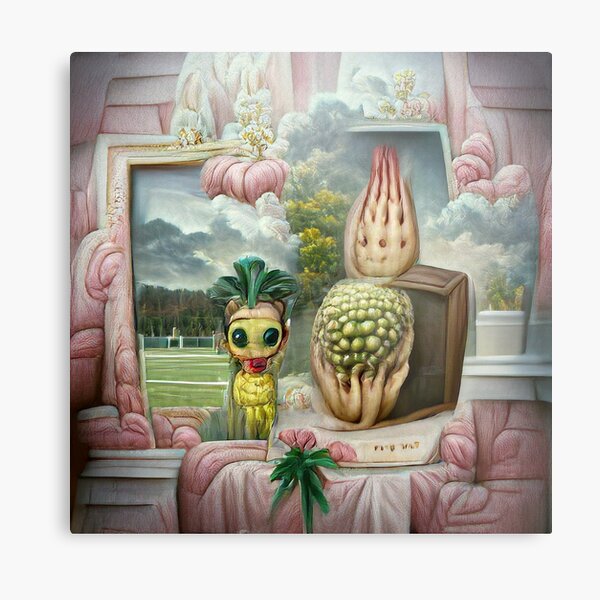 Pineapple Dreams Metal Print