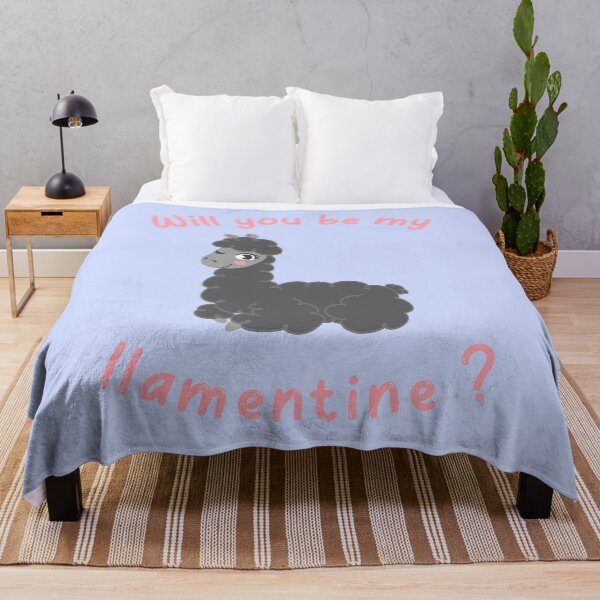 Item preview, Will You Be My Llamantine? Llama Valentine Puns designed and sold by Rebel-Design.