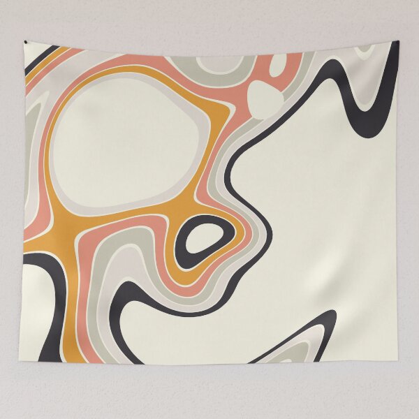 Item preview, Vintage Retro Liquid Swirl designed and sold by ind3finite.