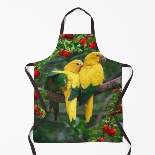 Item preview, Beautiful Yellow and Green Parrots designed and sold by CheeryDK.