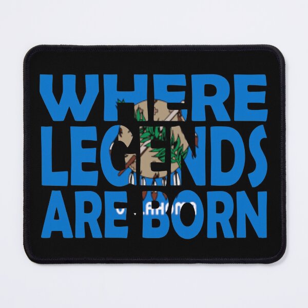 Item preview, Oklahoma Flag - Where Legends Are Born designed and sold by Quotes-I-Wear.