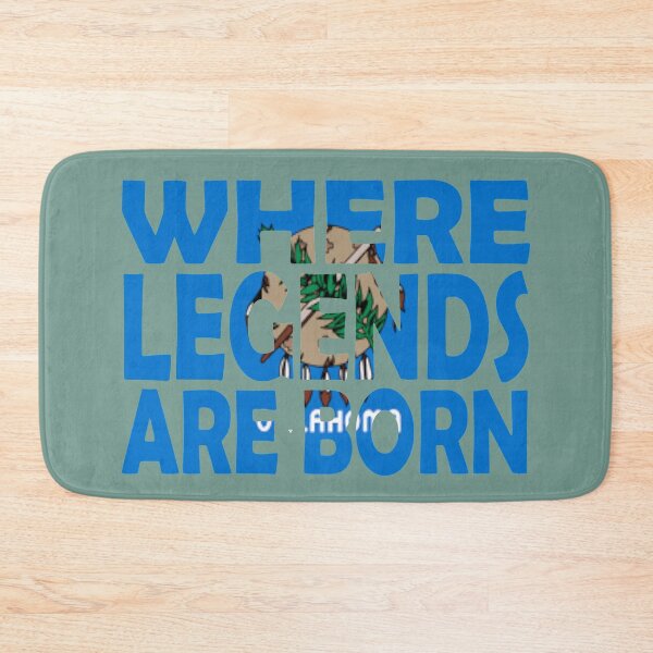 Item preview, Oklahoma Flag - Where Legends Are Born designed and sold by Quotes-I-Wear.
